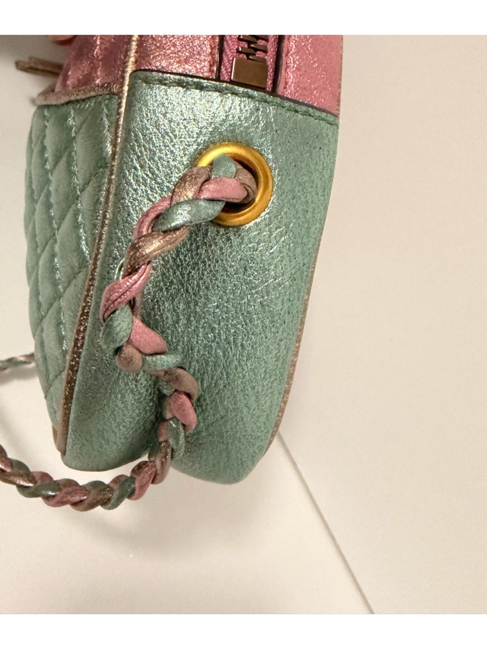 Authentic Gucci Trapuntata Mini Multicoloured Crossbody | Leather Bag - Picture 9 of 15